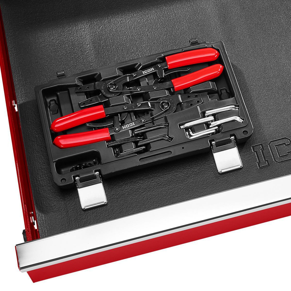 Ratcheting Retaining Ring Pliers Set with Replaceable Tips, 2-Piece U54390