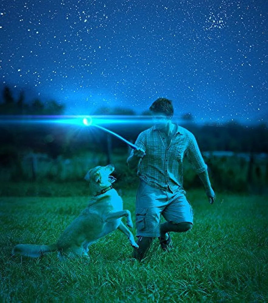 Chuckit Max Glow Ball Dog Toy, Medium 2.5 Inch, Pack of 2 A12648