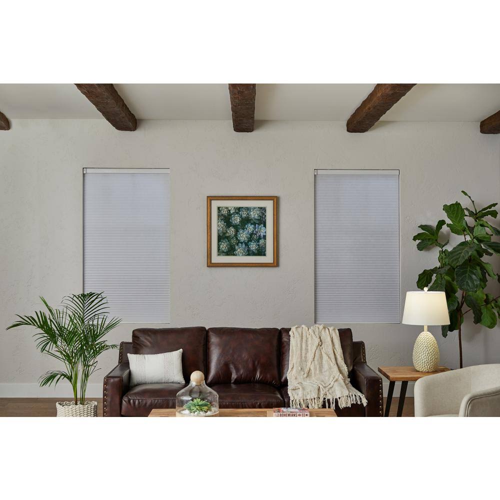 White Cordless Blackout Cellular Shade, 46 in. W x 72 in. L Q75858