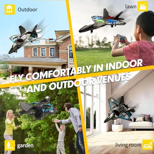 RC Plane Drone Helicopter Quadcopter RTF 2.4GHz Remote Control Airplane Grey A1369
