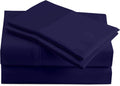 400 Thread Count 100% Egyptian Cotton 4-Pc King Navy Blue Sheet Set T656579