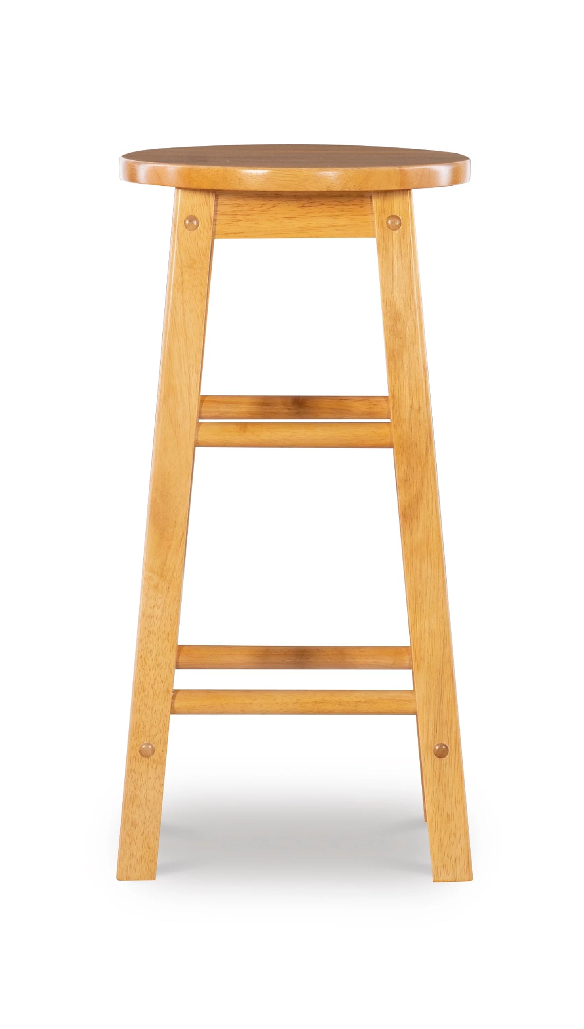 24" Round Solid Wood Counter Stool S666