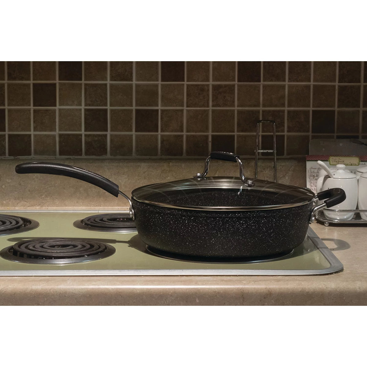 11" Non Stick Deep-Fry Pan with Lid M3443
