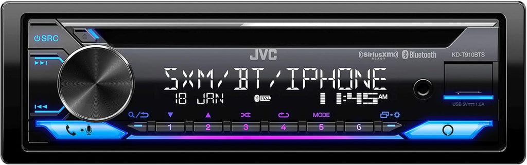 CD Receiver with Bluetooth and Two Pairs of 6x9 Speakers K3714