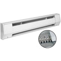 White 208V 500W Electric Baseboard Heater A93871