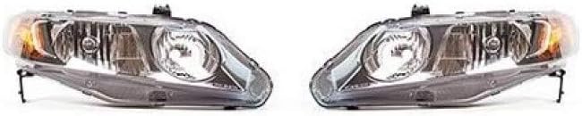 Headlight Assembly Pair for Honda Civic 2006 2007 2008 Z88746