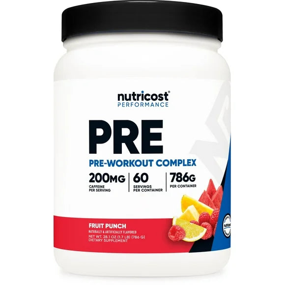 Pre-Workout Complex Powder Fruit Punch 60 Servings X95768