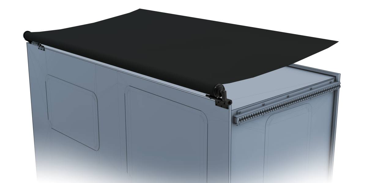 RV Solera Awning 11 Slider Black X543874
