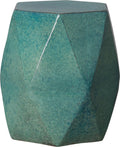 Teal Garden Stool K88318