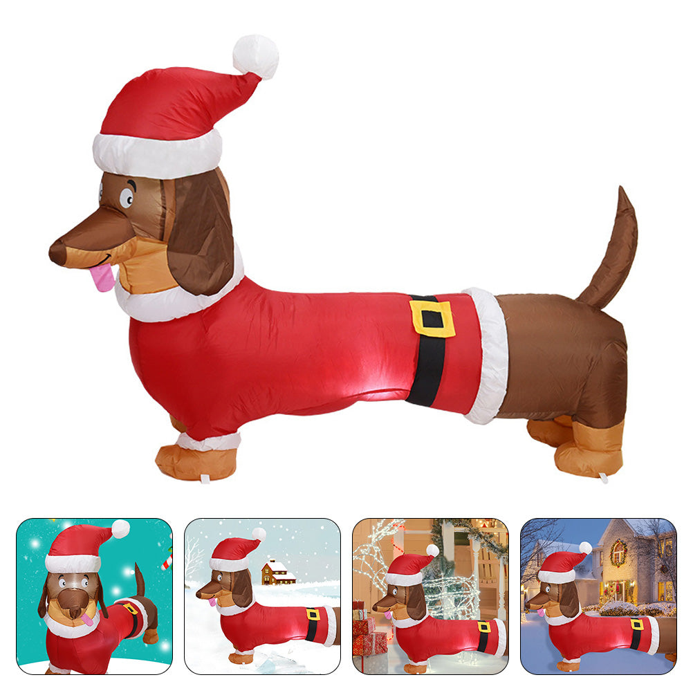 Inflatable Dachshund Model Christmas Party Prop N940230