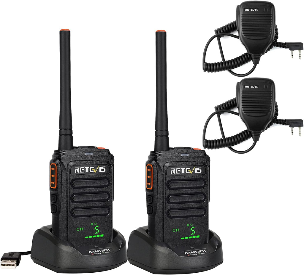 MURS Radio Walkie Talkies Rechargeable 1500mAh 2 Pack W445