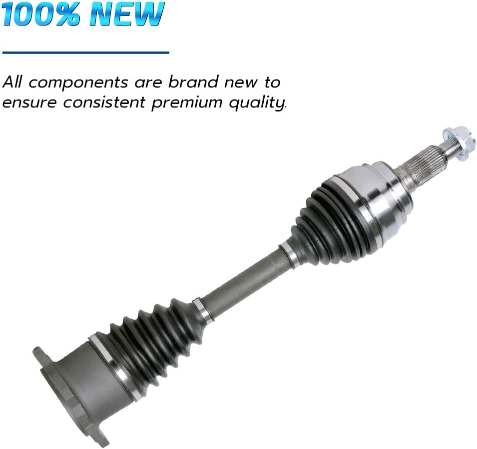 Front CV Axle Shaft for 4WD Chevy Silverado 1500 GMC Sierra 1500 Cadillac Escalade Tahoe Suburban 1500 Yukon X29020