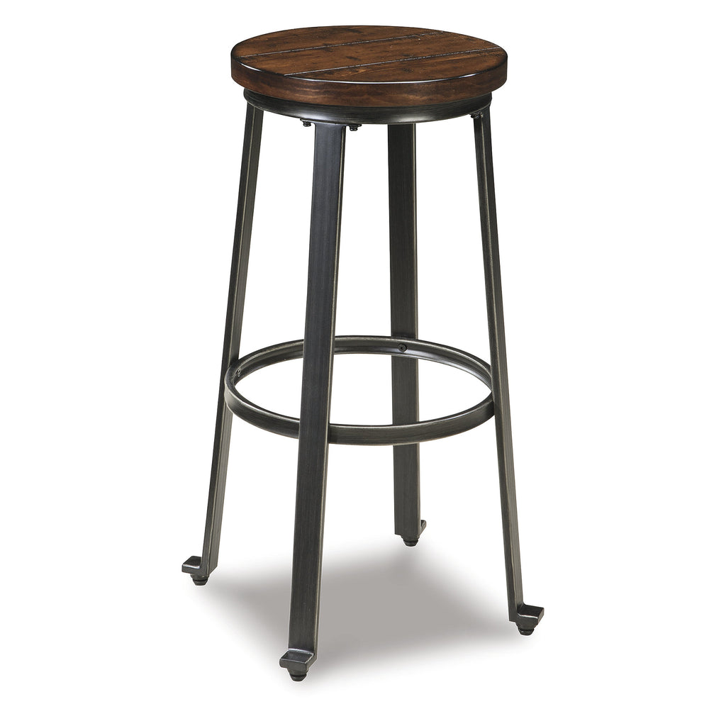 Industrial 29" Pub Height Barstool, Set of 2 K373