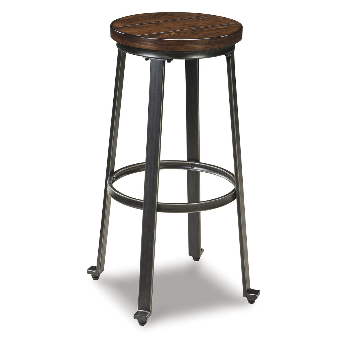Industrial 29" Pub Height Barstool, Set of 2 K373