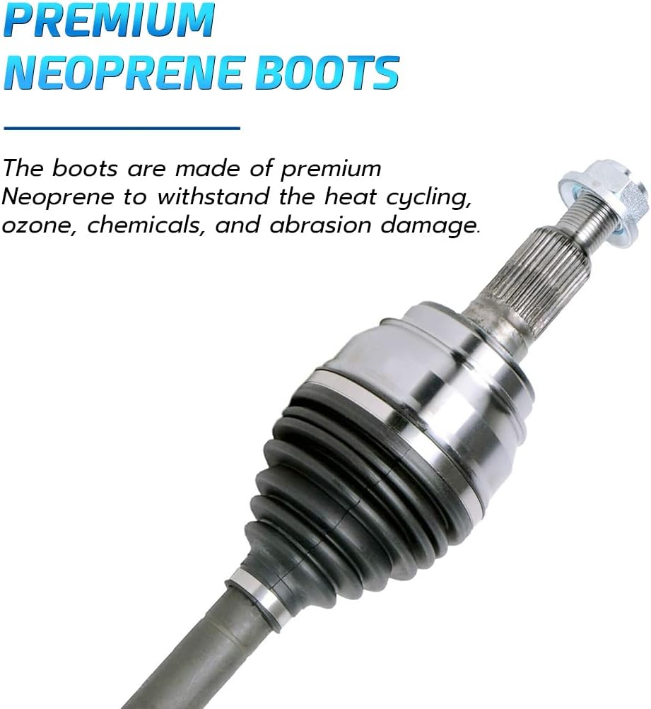 Front CV Axle Shaft for 4WD Chevy Silverado 1500 GMC Sierra 1500 Cadillac Escalade Tahoe Suburban 1500 Yukon X29020