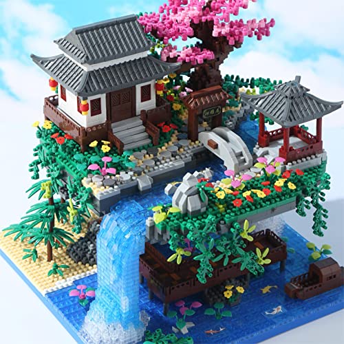Cherry Blossom Tree Building Set with Lights 3320 Pcs H8742