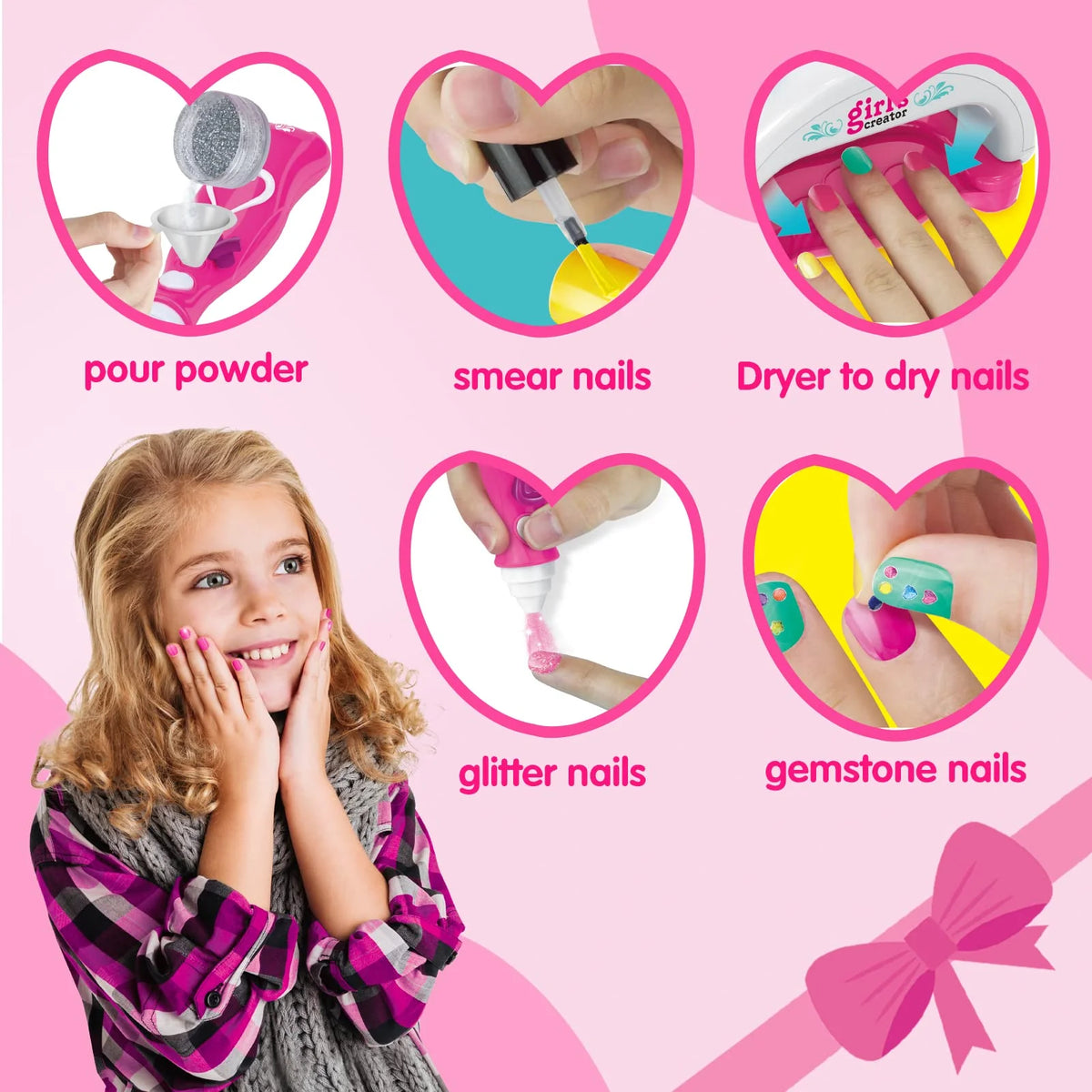 Kids Nail Polish Kit for Girls D49362