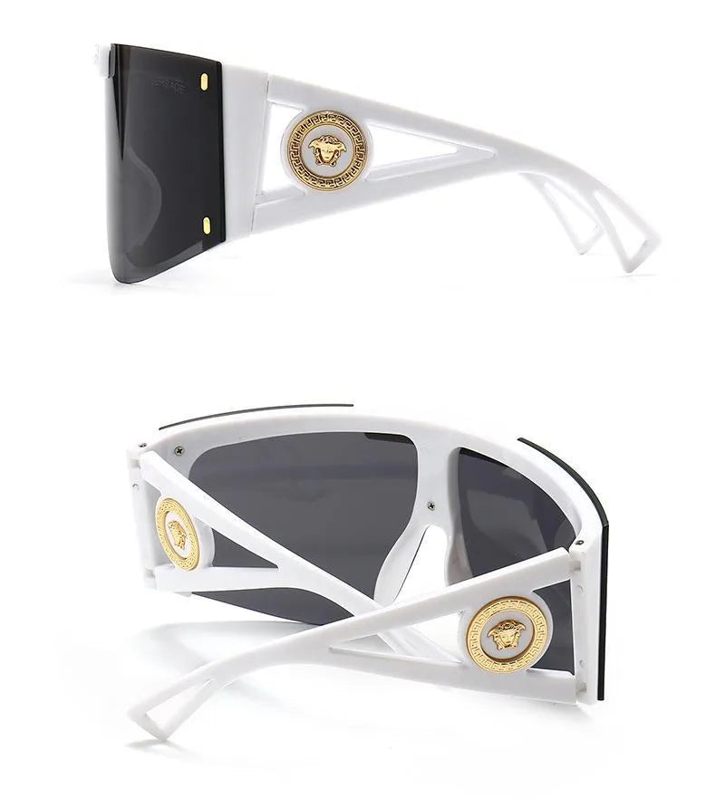 Oversized Retro Modern Sunglasses E500