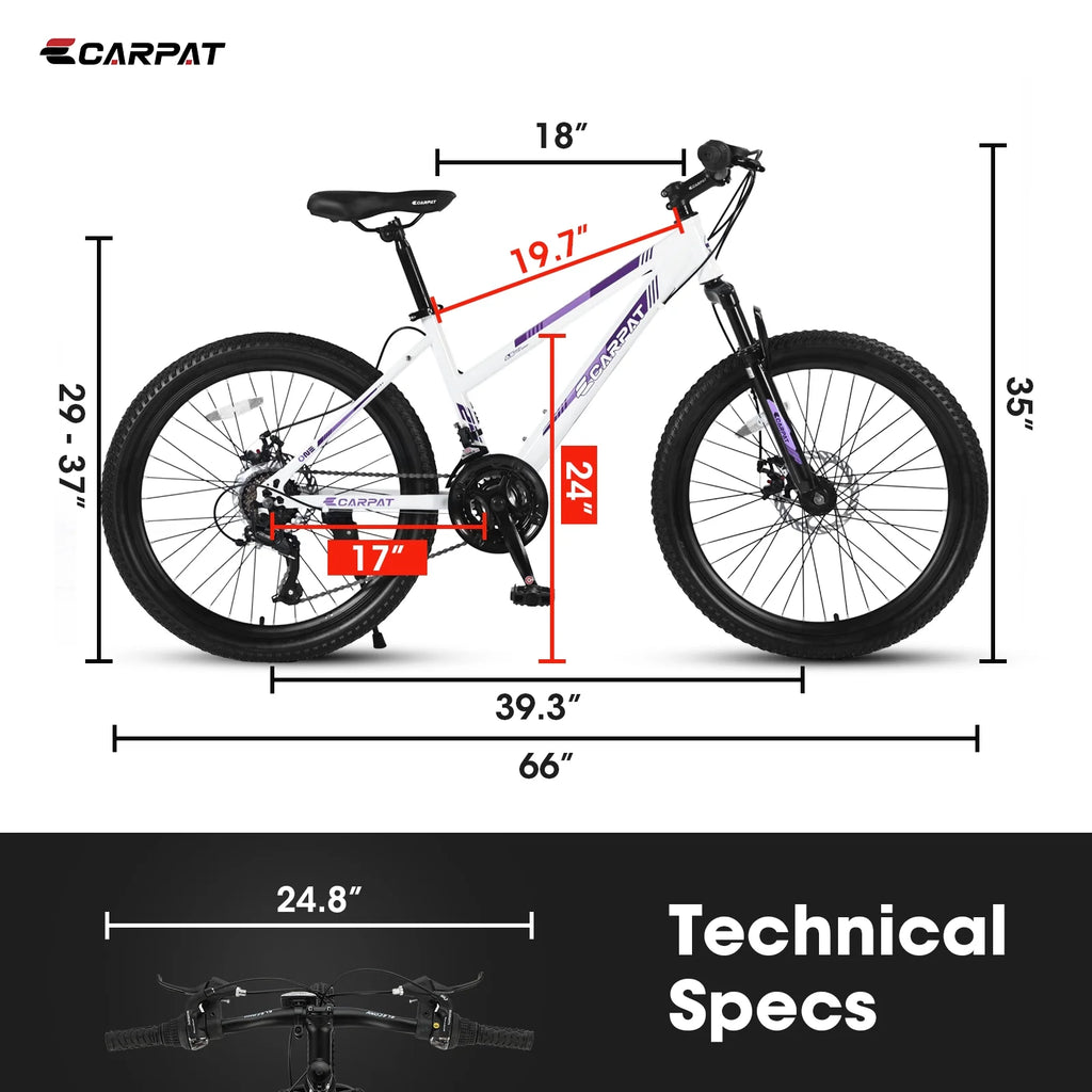 24 inch 21 Speeds Mountain Bike H286894