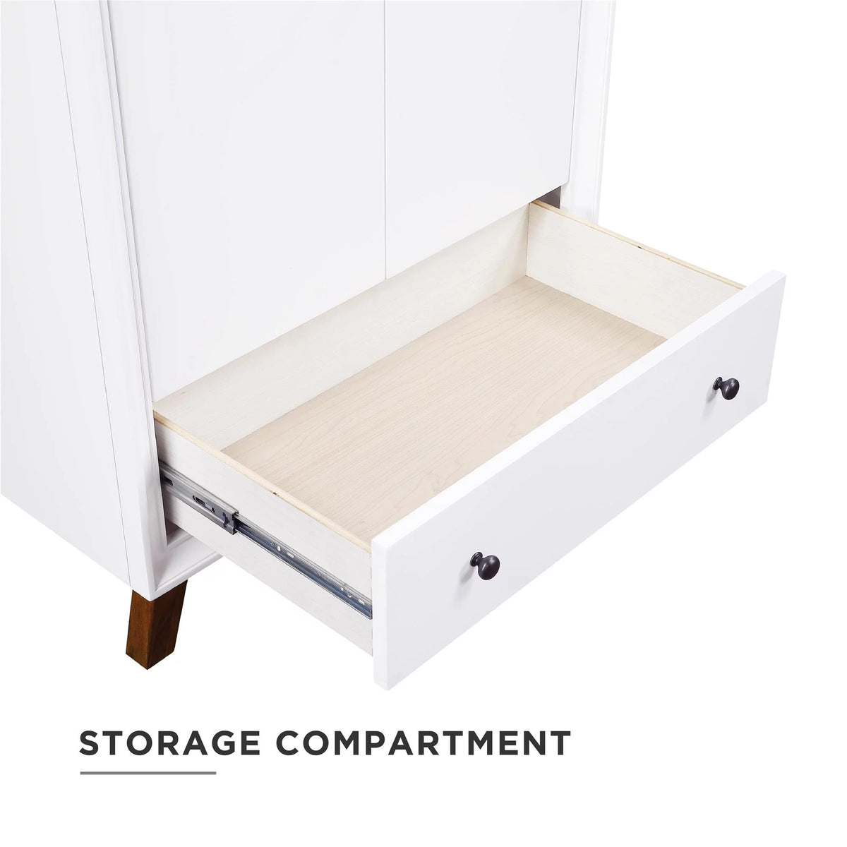 30 Inch White Bathroom Vanity with Sink D101