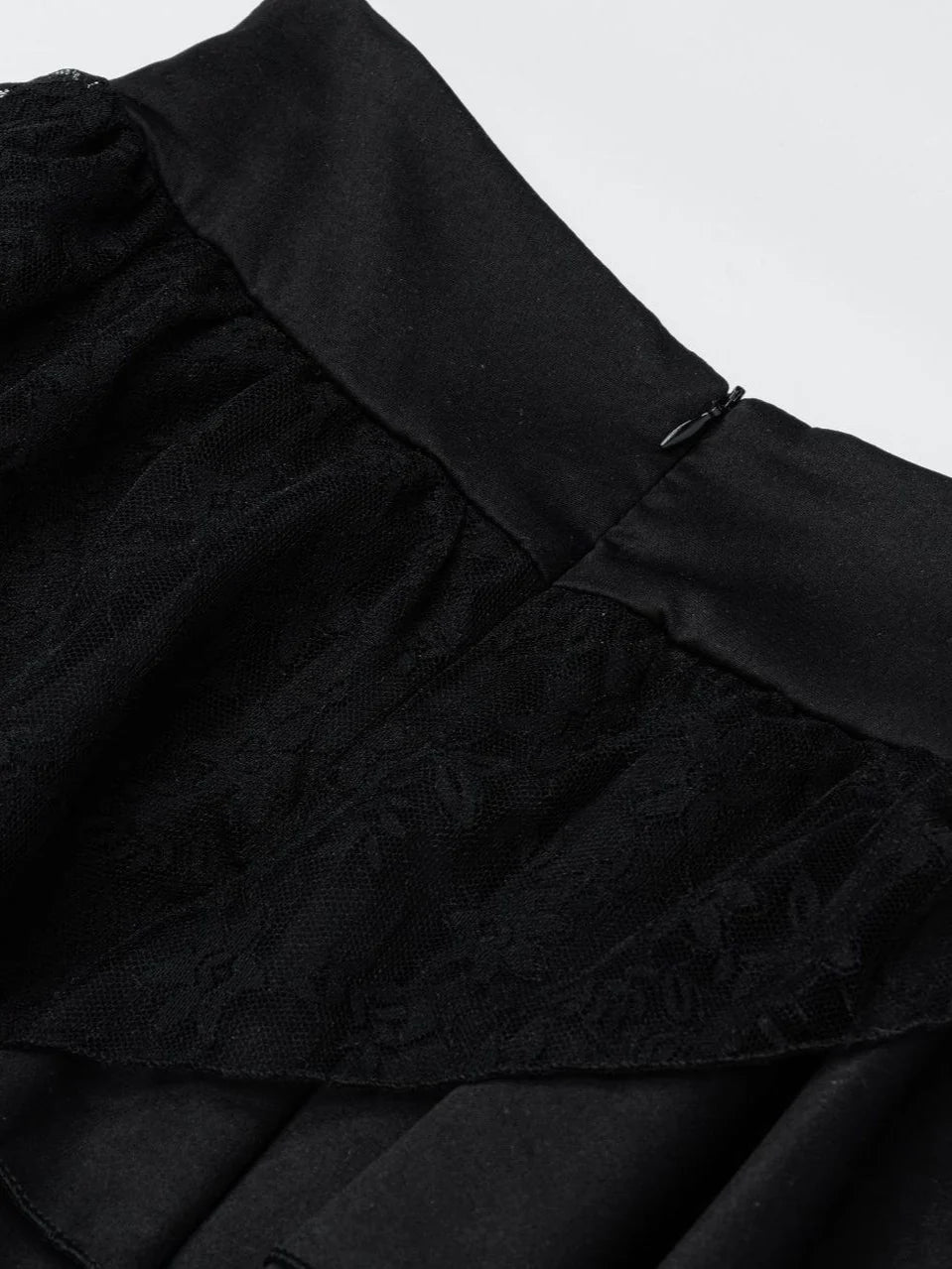 Vintage Gothic Lace Irregular Skirt A33075
