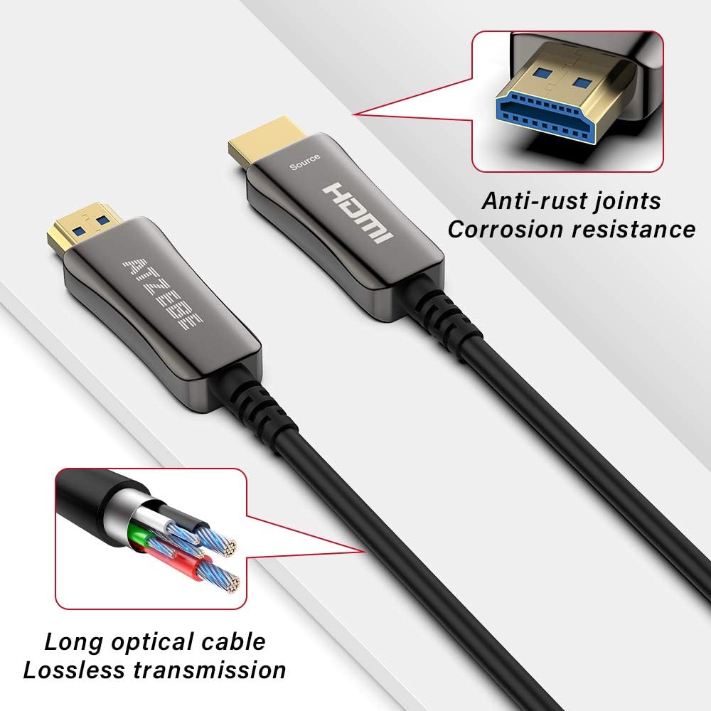 Fiber Optic HDMI Cable 30ft Z667