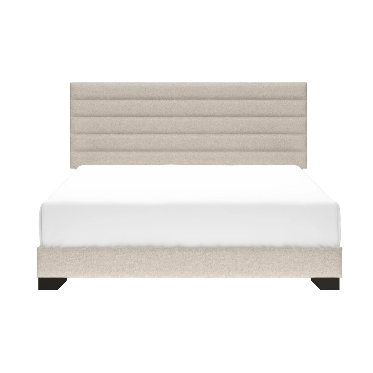 Queen Tufted Platform Bed Y173