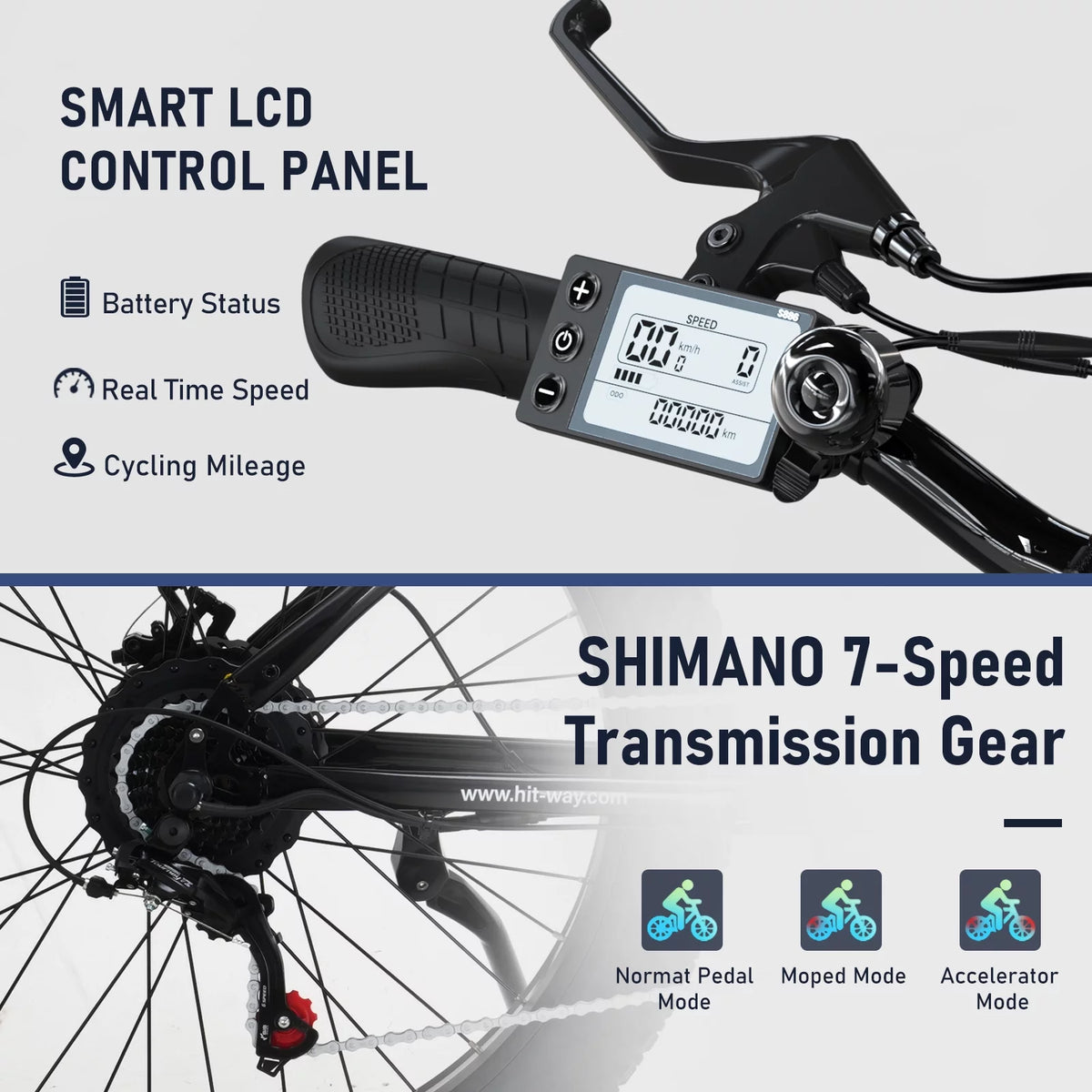 Fat Tire 750W 15AH 48V Electric Bike Q460
