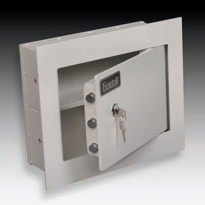 Concealed Commercial Wall Safe, Key Only Lock, 5.5" Deep M636748
