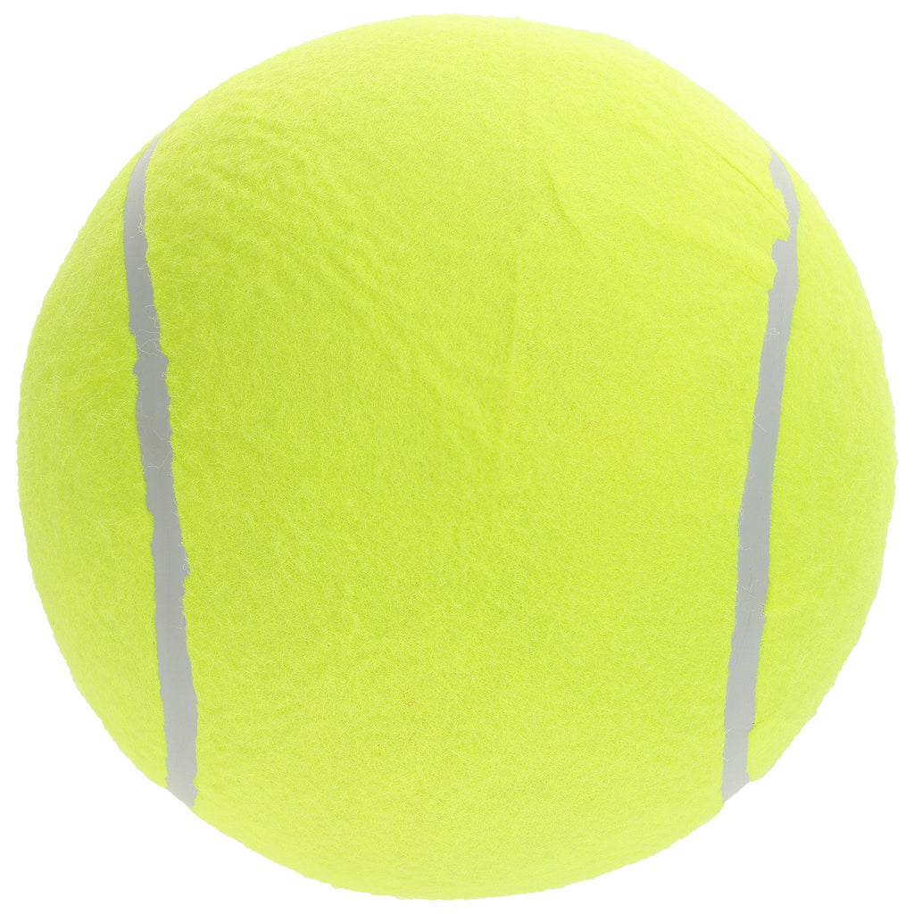 20cm Inflatable Flannel Tennis Ball Yellow J299