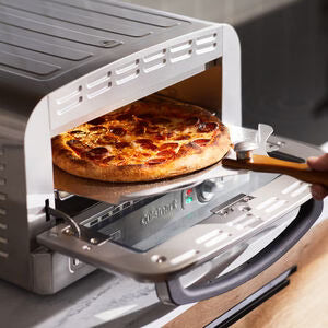 1800W Indoor Pizza Oven with Pizza Stone, Deep-Dish Pan & Pizza Peel V4976