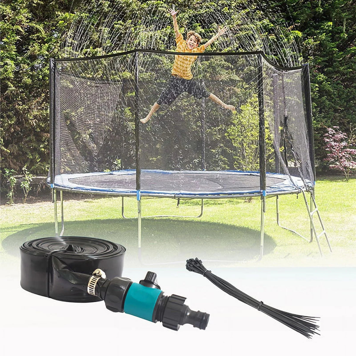 Trampoline Sprinkler Water Sprayer Accessories 39.4ft D92999