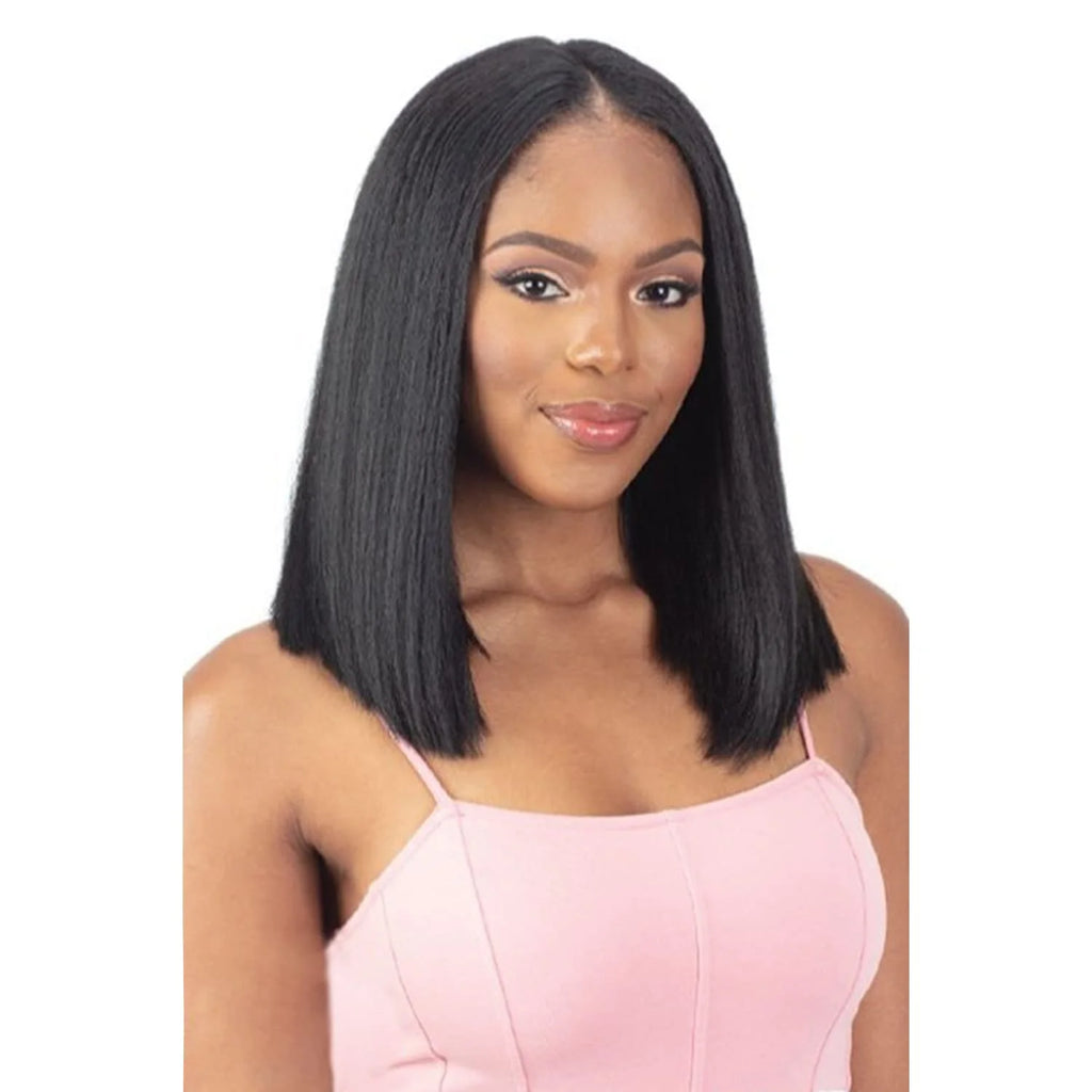 U Part Wig Natural Yaky Straight 14" B720