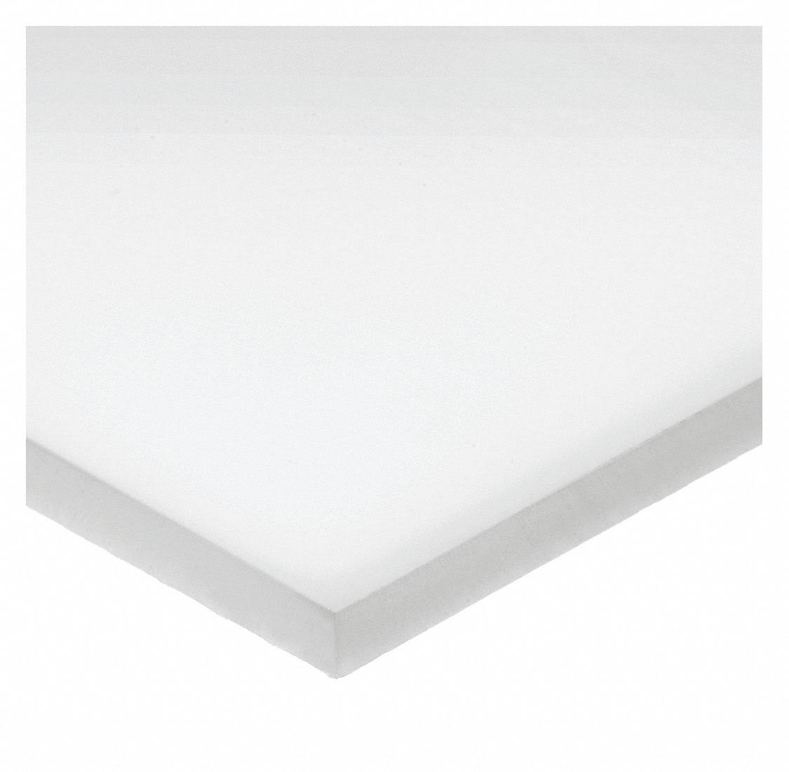 White UHMW Polyethylene Plastic Sheet N5366