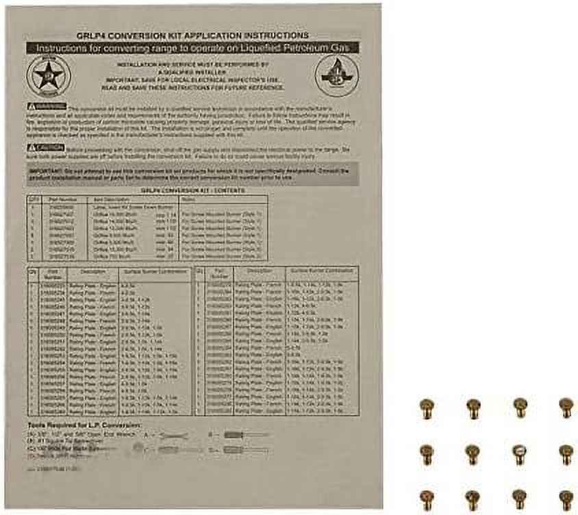 Conversion Kit for Appliance X6836
