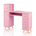 Pink Manicure Table with Wrist Rest Q269