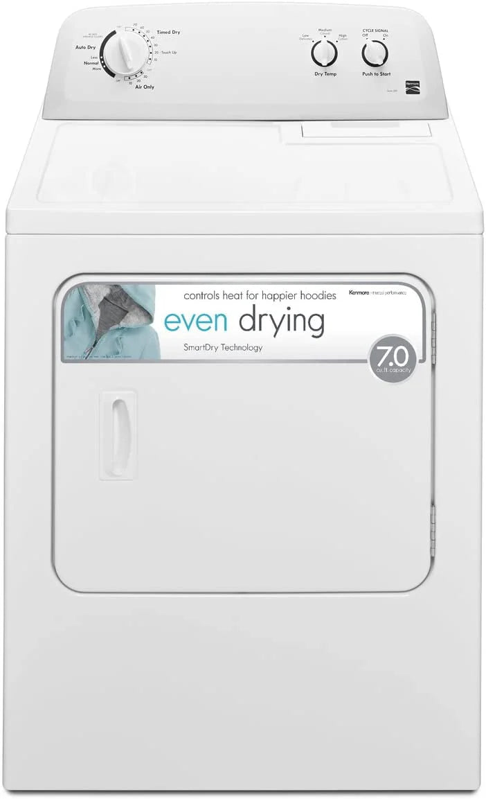 Electric Dryer 7 Cu. ft. White D44536