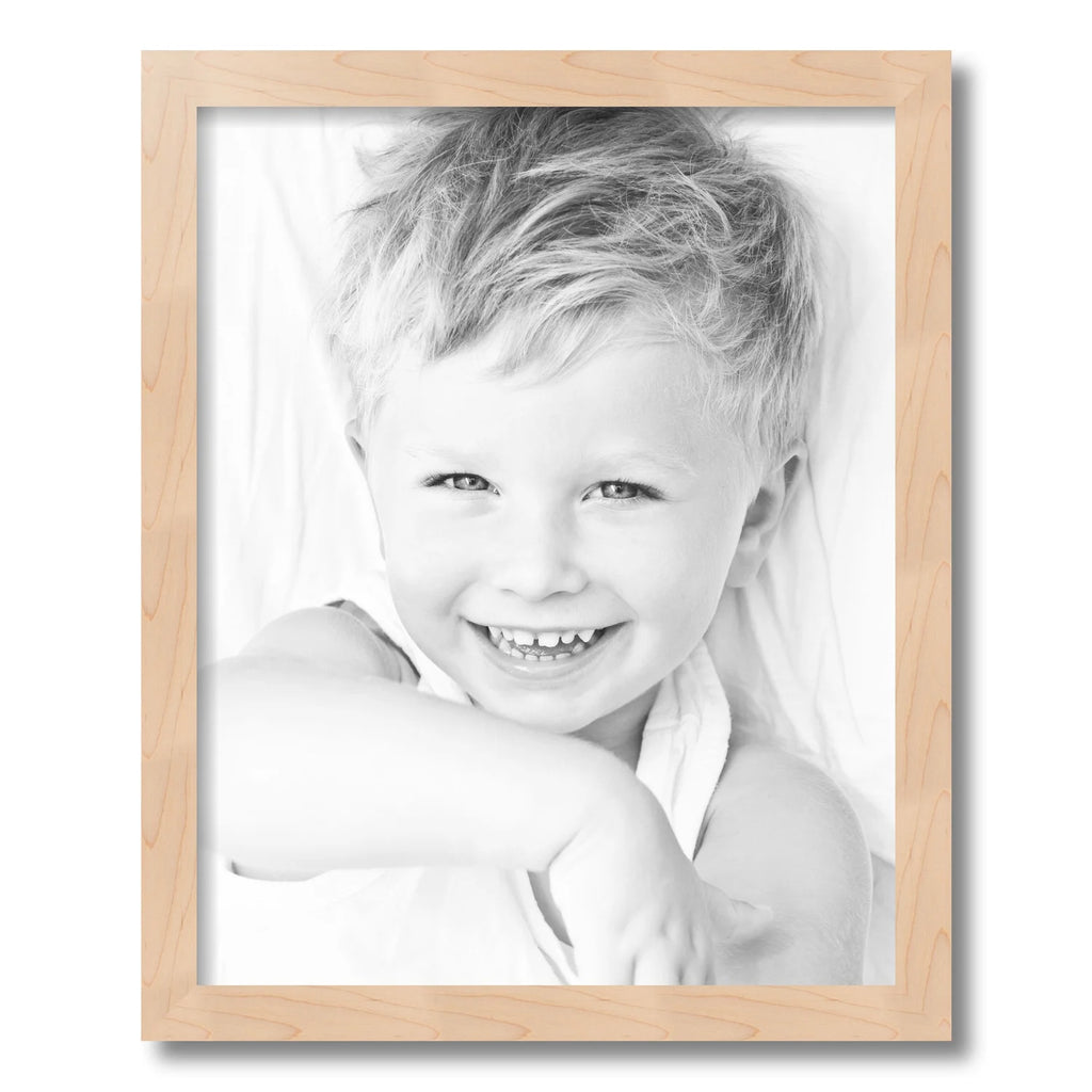 16x20 Inch Hard Maple Picture Frame with Plexi Glass C257