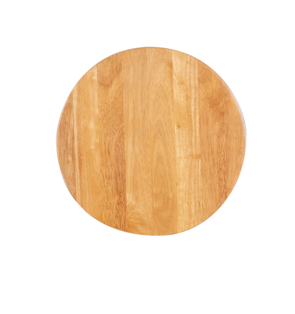 24" Round Solid Wood Counter Stool S666