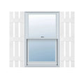 Bright Board-n-Batten Shutters with Shutter-Loks Q44419