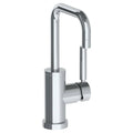 Square Bathroom Sink Faucet in Aged Brass M399249