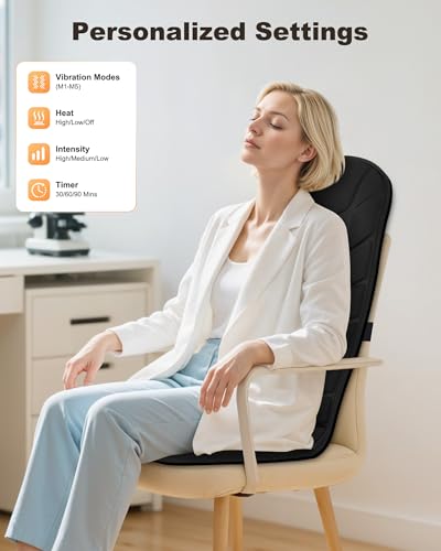 Back Massager with Heat Massage Seat Cushion K63209