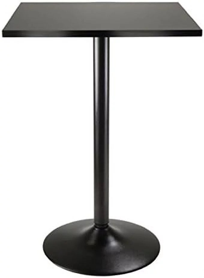 Black Wood Square Dining Table W49798
