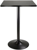 Black Wood Square Dining Table W49798