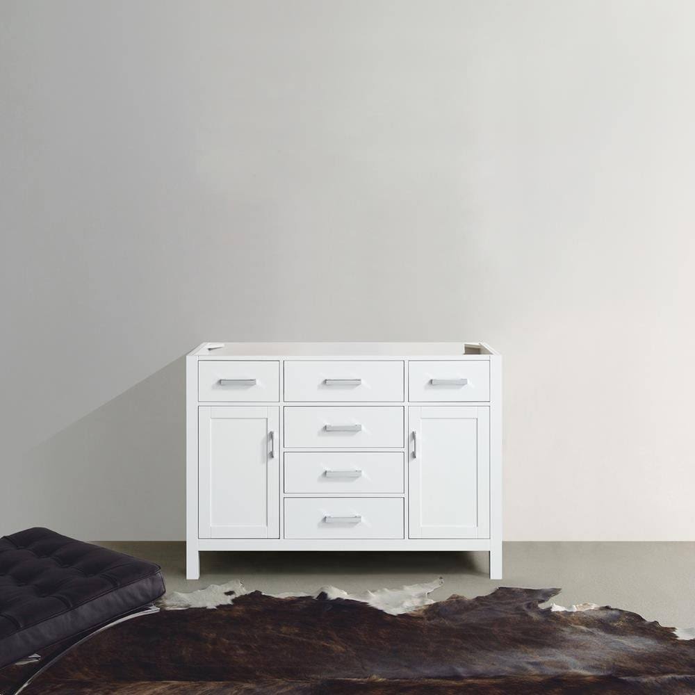 White Single Sink Base Cabinet M264