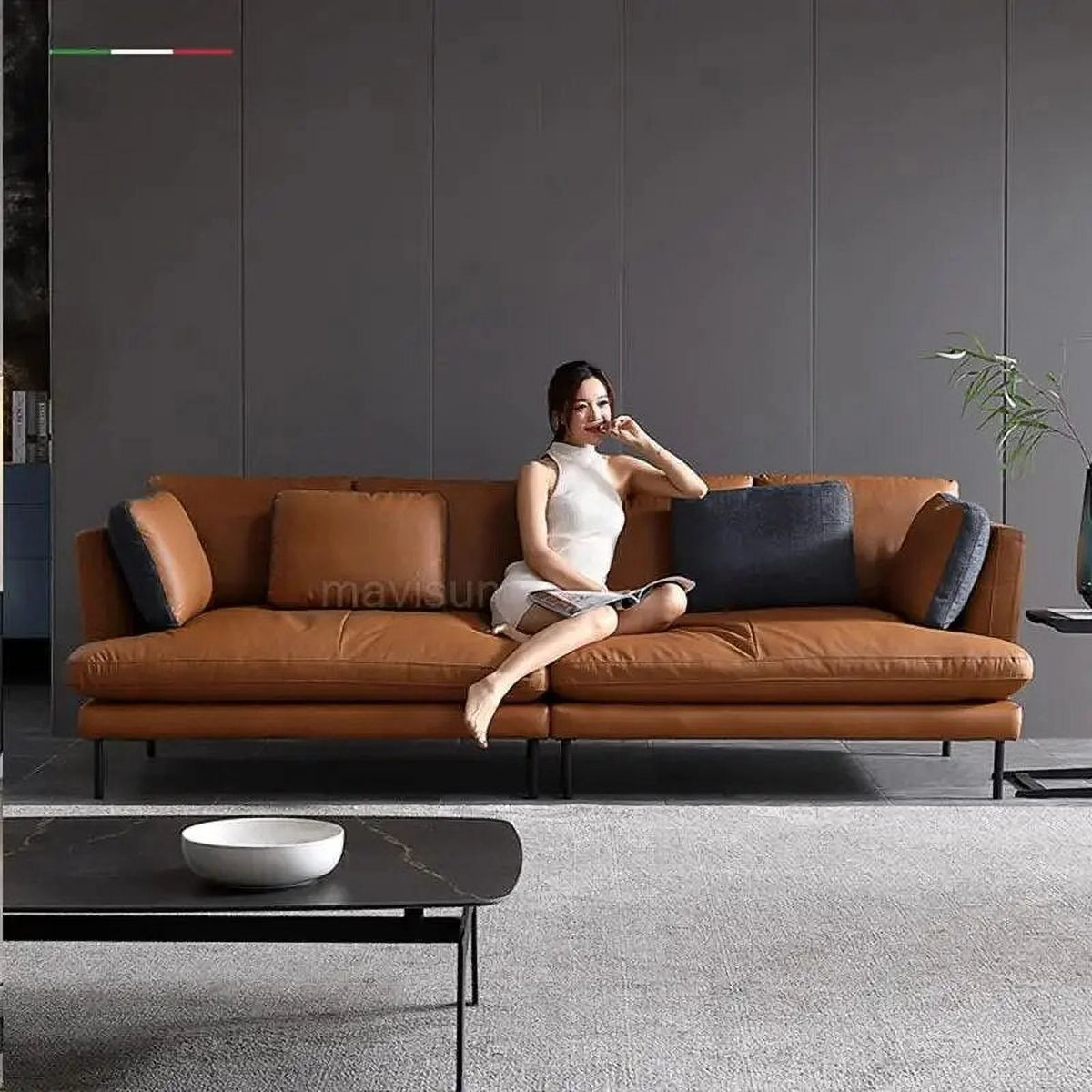 Reclining Fabric Sofa Bed Set O262