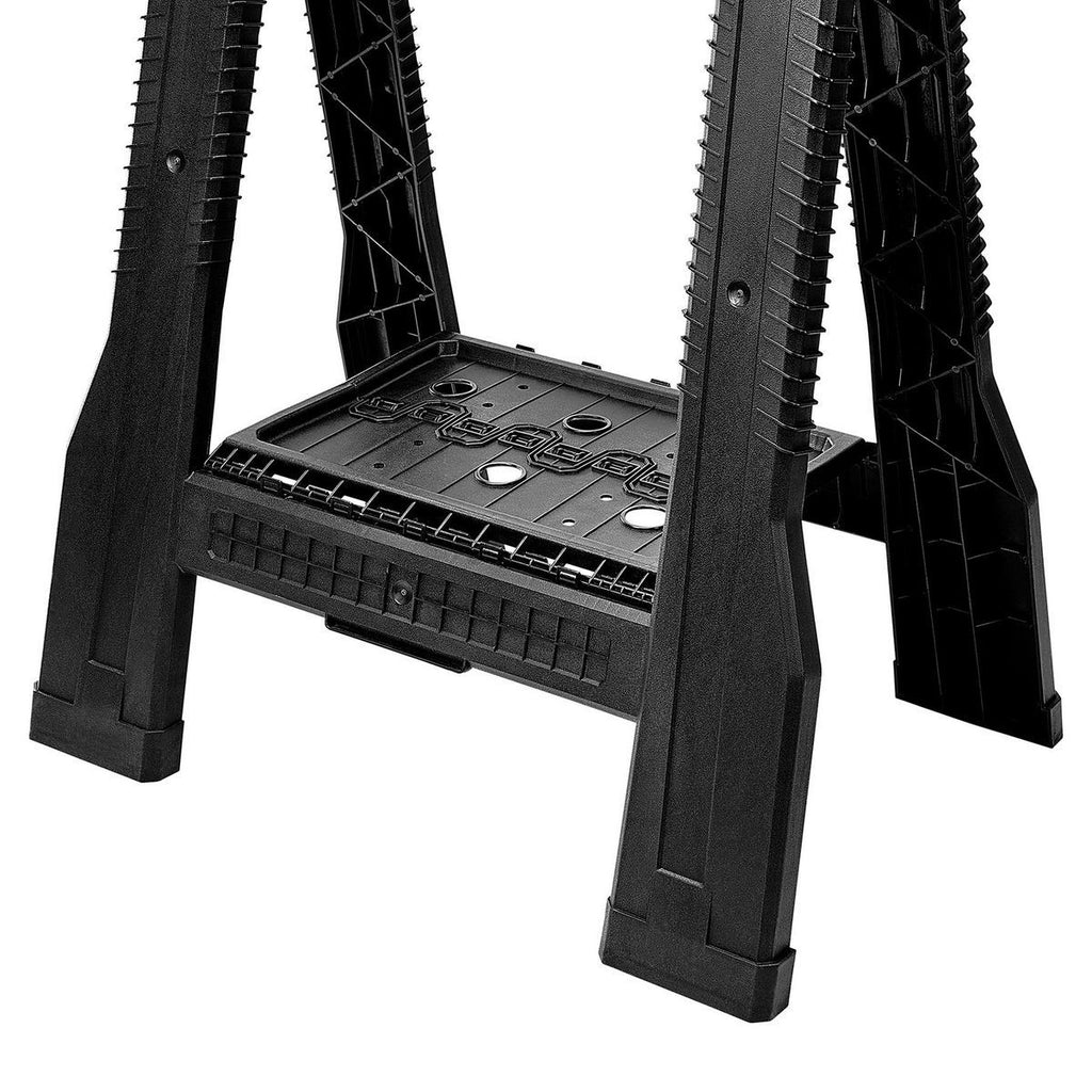 32 in. Polypropylene Folding Sawhorse, 500 lb. Capacity D236855