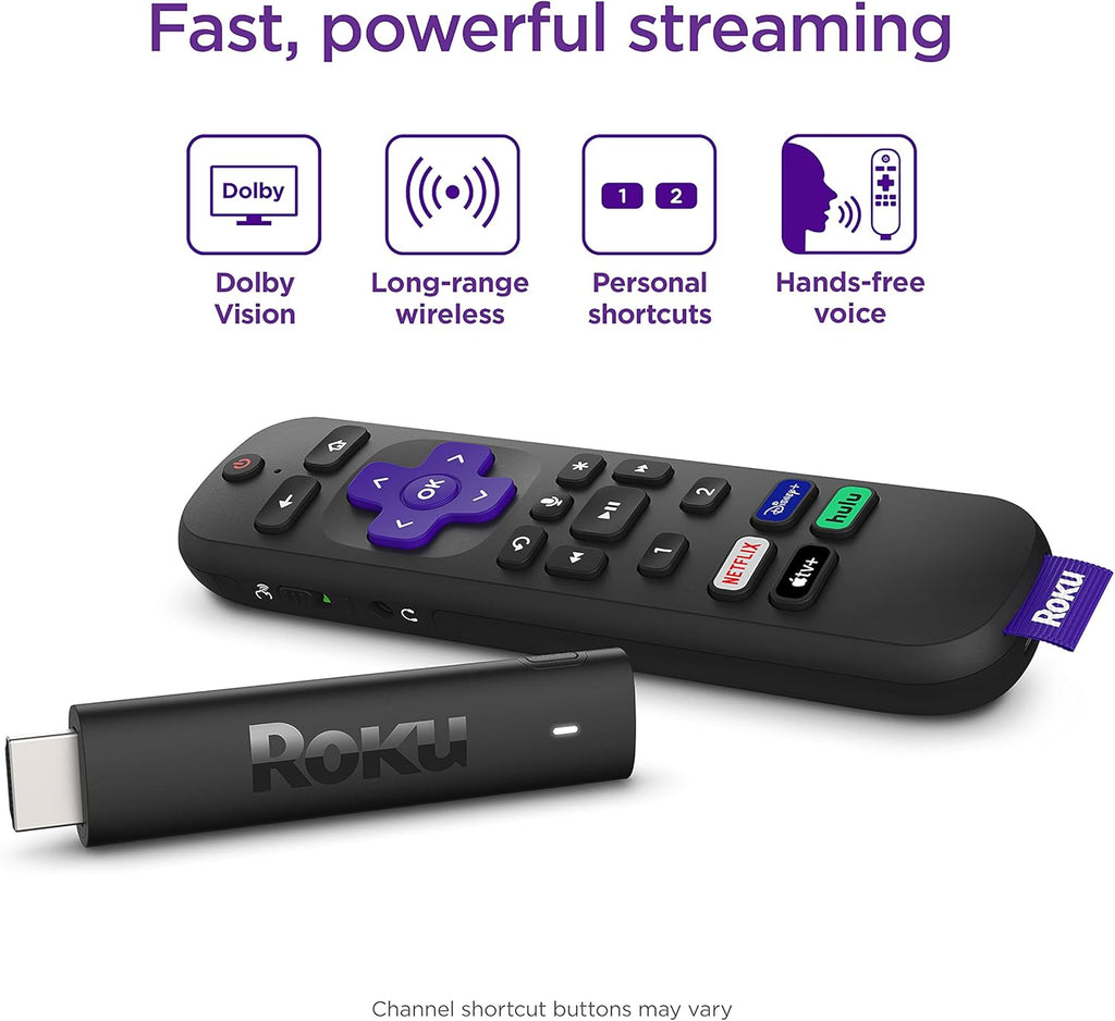 4K/HDR/Dolby Vision Streaming Device with Voice Remote, Black Pack of 2 N11620