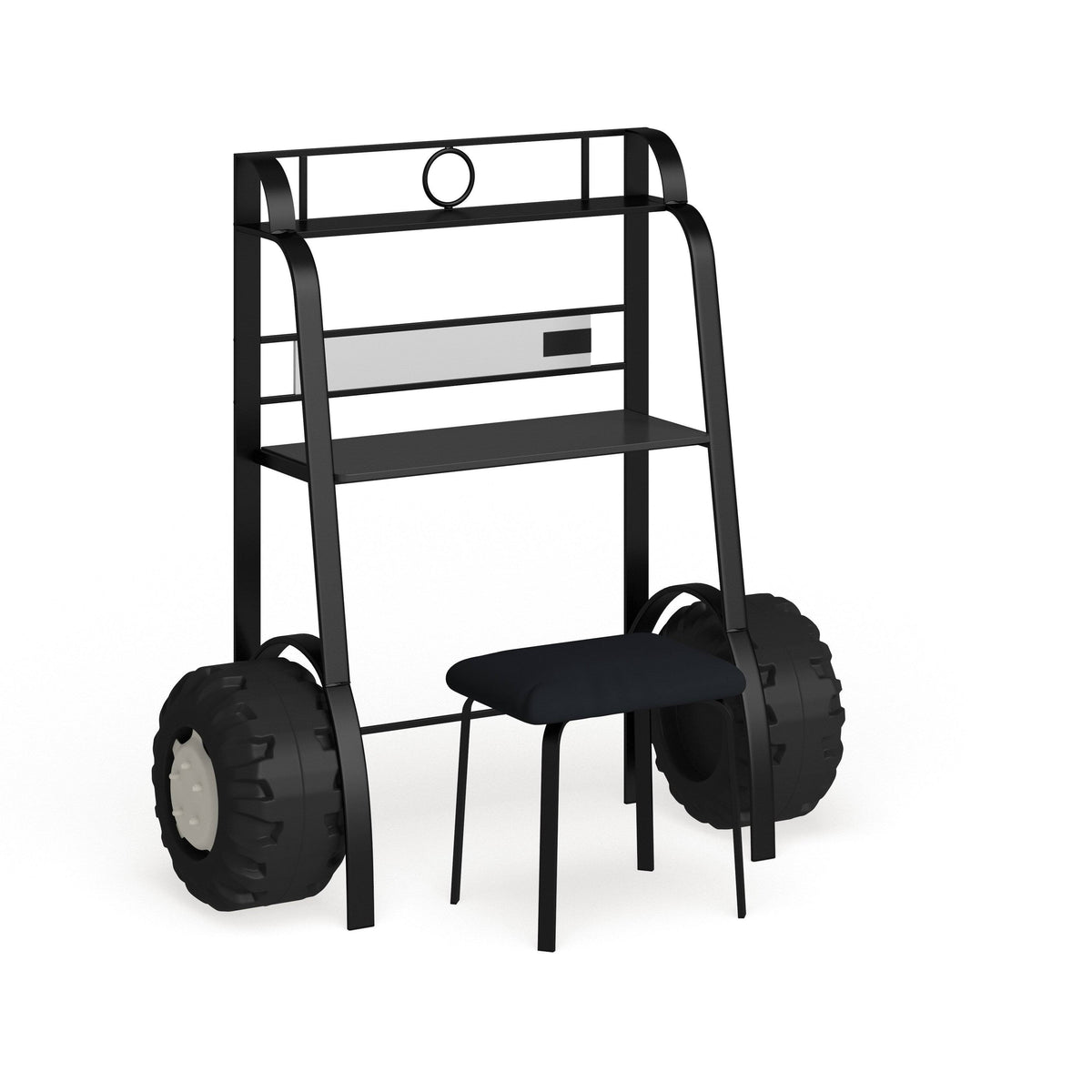 Black 2 Piece Racing Writing Desk Set T5350