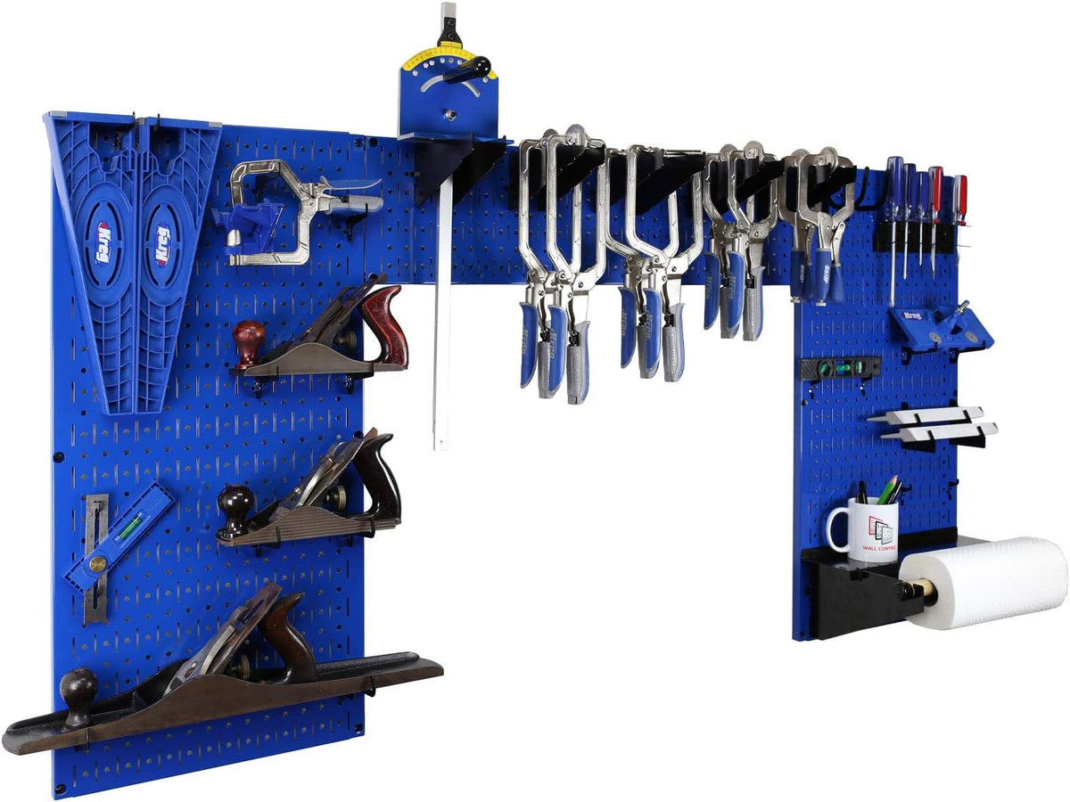 Purple Pegboard Woodworking Tool Storage Organizer Kit E34282